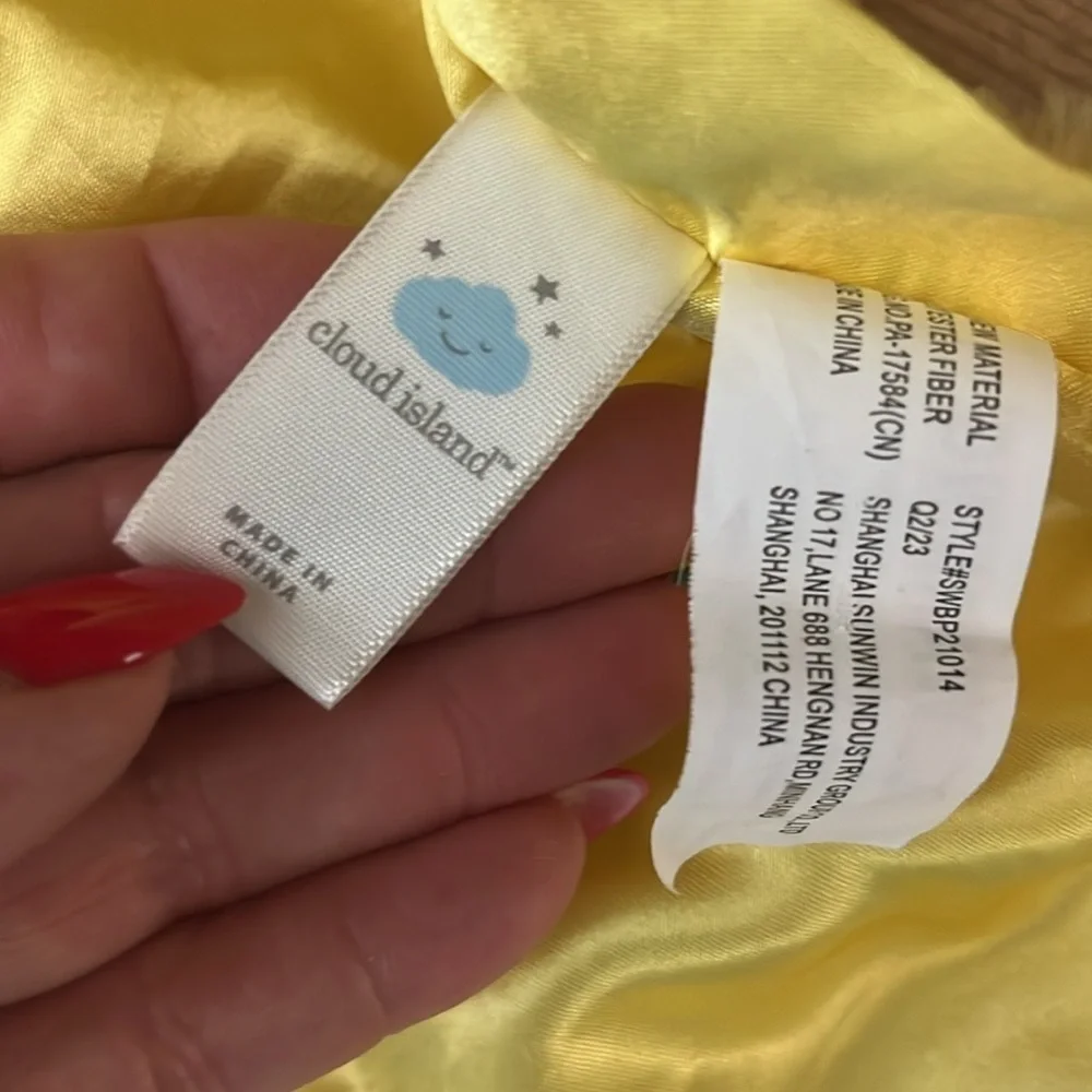 cloud island soft yellow